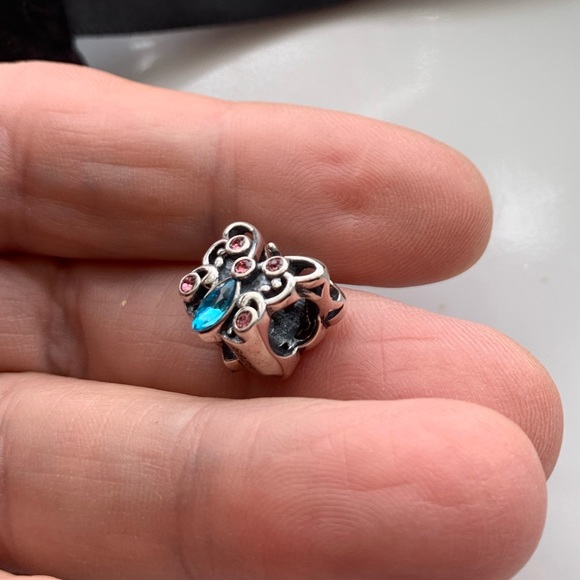 NEW🦋925 Sterling Silver Butterfly Charm - Picture 7 of 8